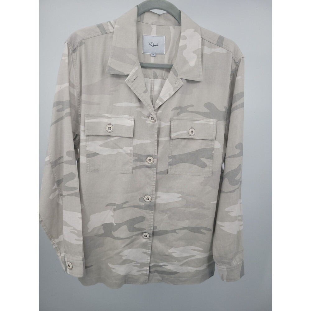 Rails Everett Desert Camo Utility Shirt Sz XS Oversized Gorpcore Military